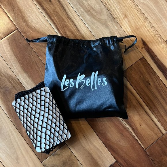 NWOT - Les Belles Fishnet Stockings - size XS/S - Picture 4 of 5